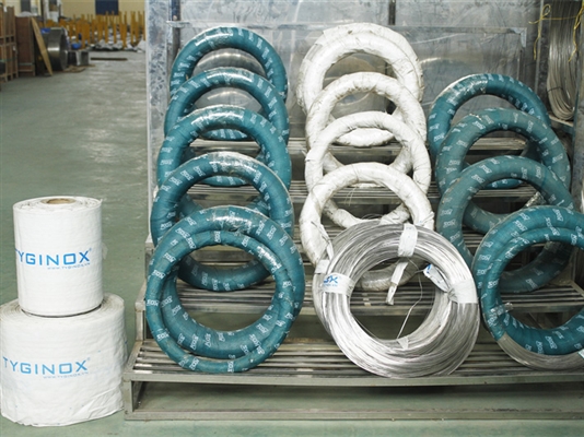 Stainless steel wires for springs